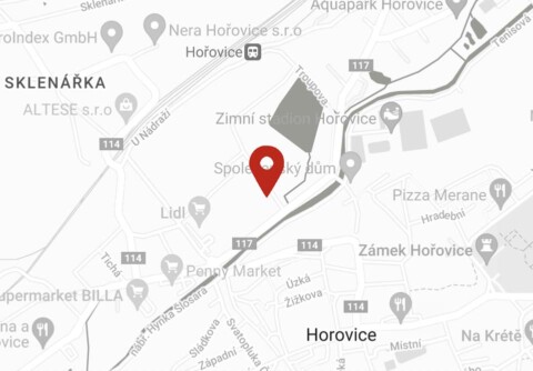 Provozovna vyznačená na mapě, kliknutím otevřete mapu