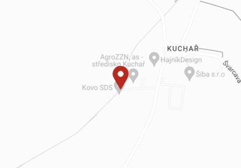 Provozovna vyznačená na mapě, kliknutím otevřete mapu