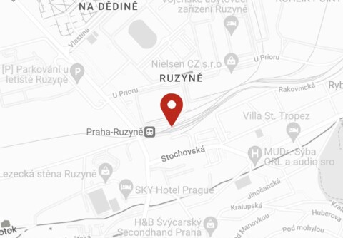 Provozovna vyznačená na mapě, kliknutím otevřete mapu