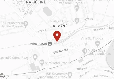 Provozovna vyznačená na mapě, kliknutím otevřete mapu